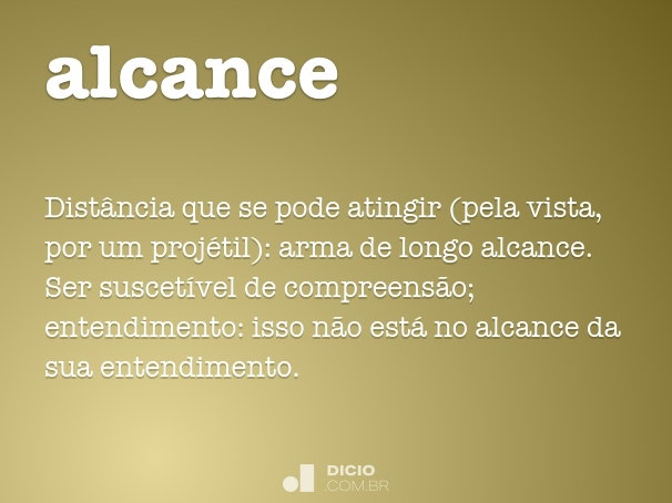 alcance de visão