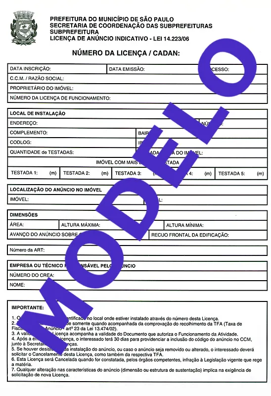 licença de funcionamento