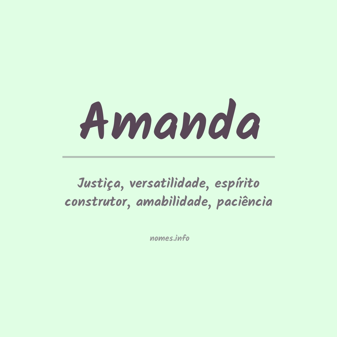 amanda e ana qual nome escolher
