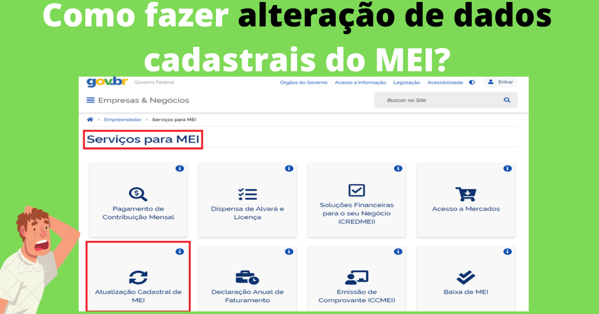 atualizar dados do mei