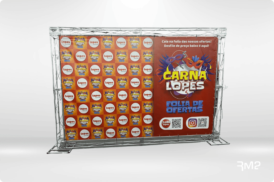 O que é painel de fundo para eventos