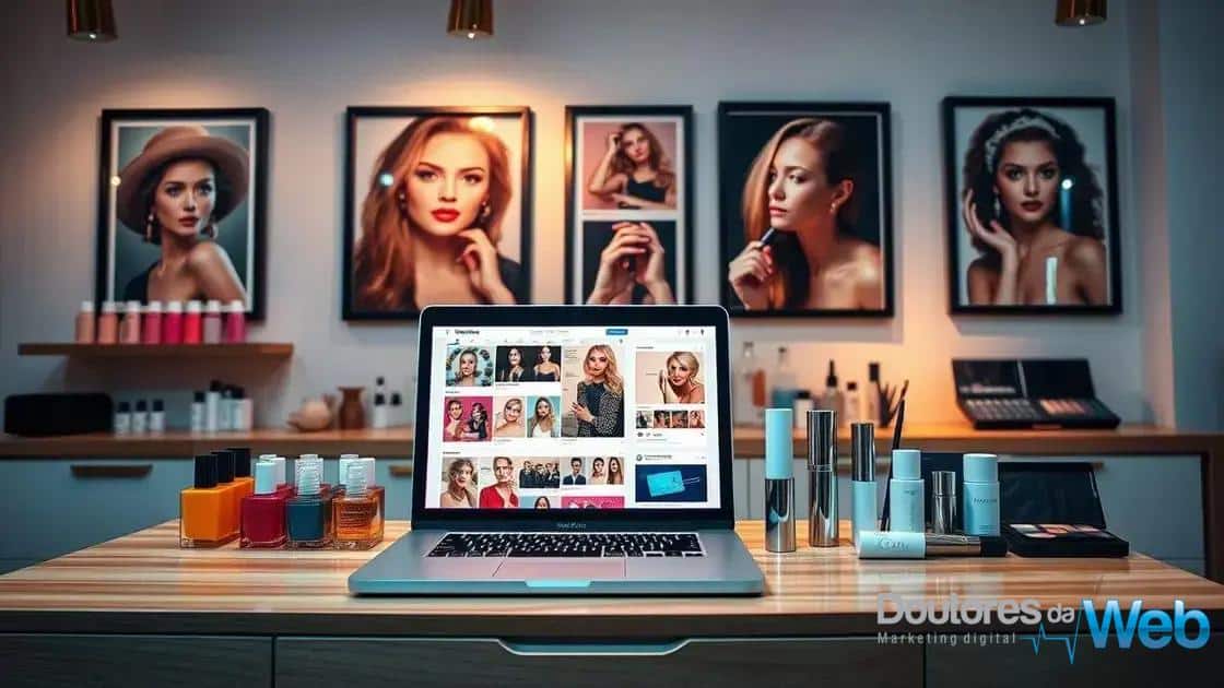 conteúdo visual para beleza