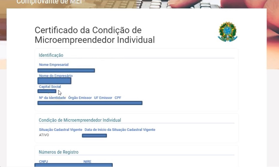 certificado mei vs cartão cnpj qual a diferença