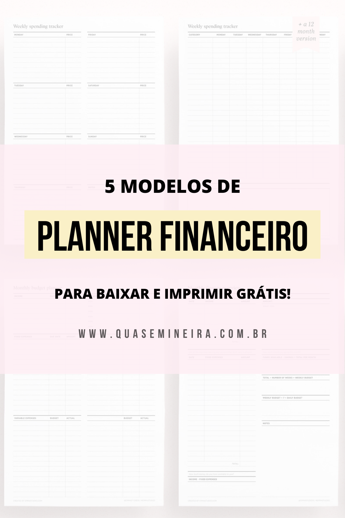 Como Fazer uma Planilha de Gastos Mensais no Excel ou Google Sheets