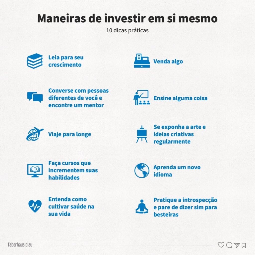 como investir em si