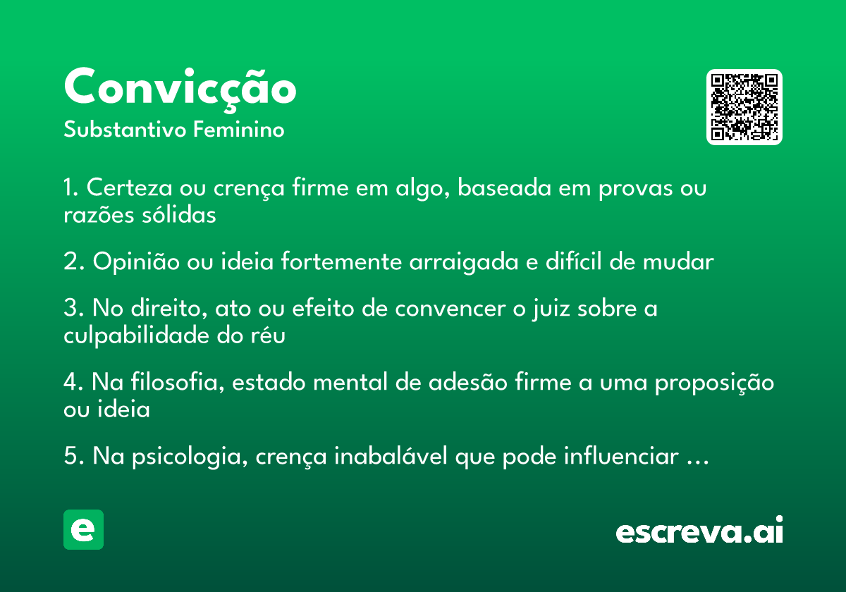 como cultivar convicção para alcançar objetivos