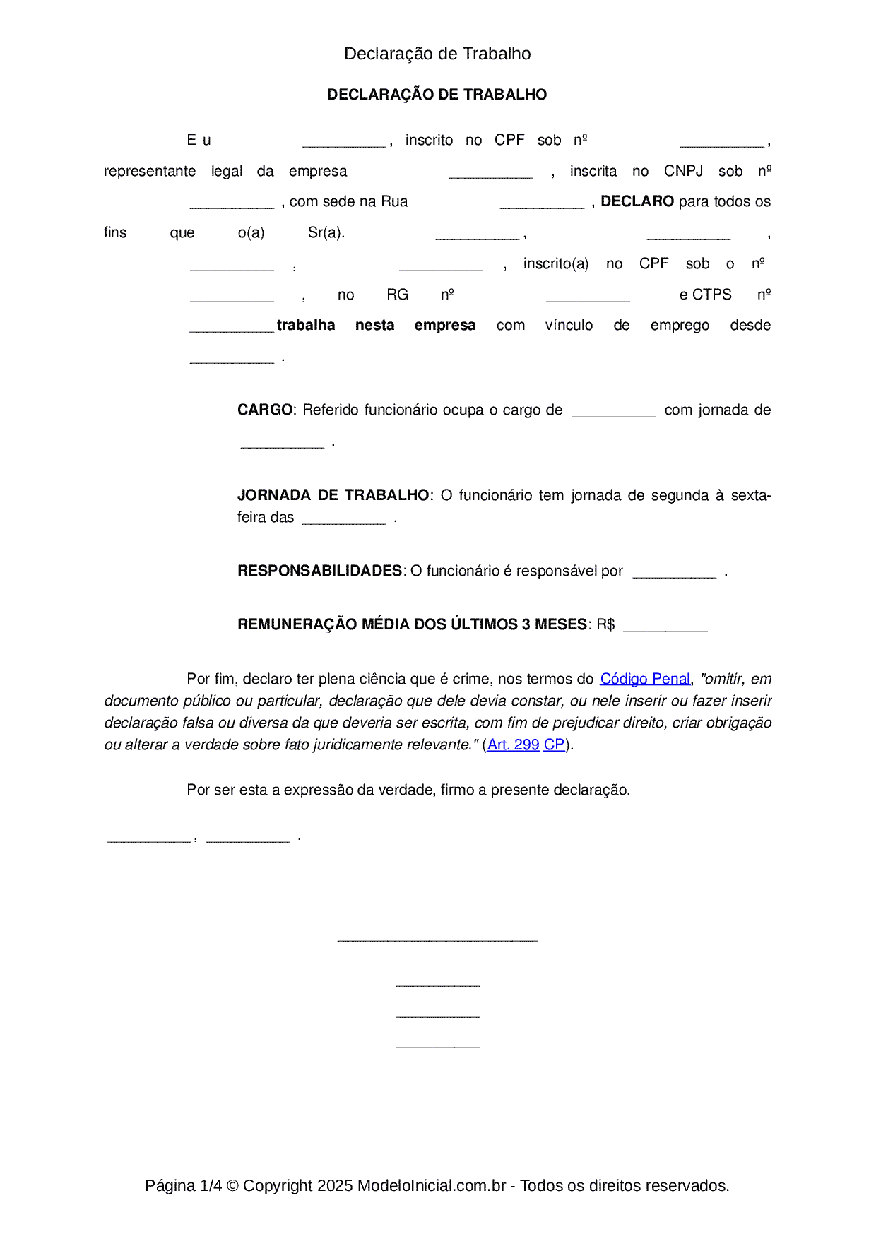Declaração de trabalho autônomo: guia completo para comprovar sua renda
