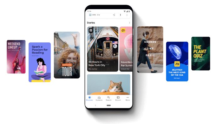 design para Google Web Stories