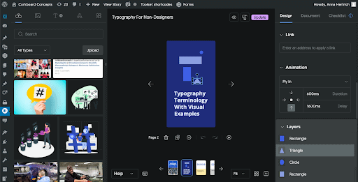 design para Google Web Stories