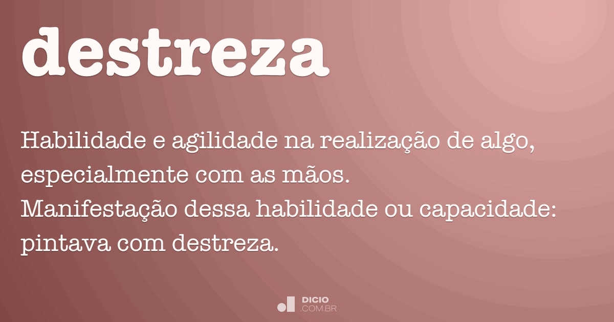 destreza significado