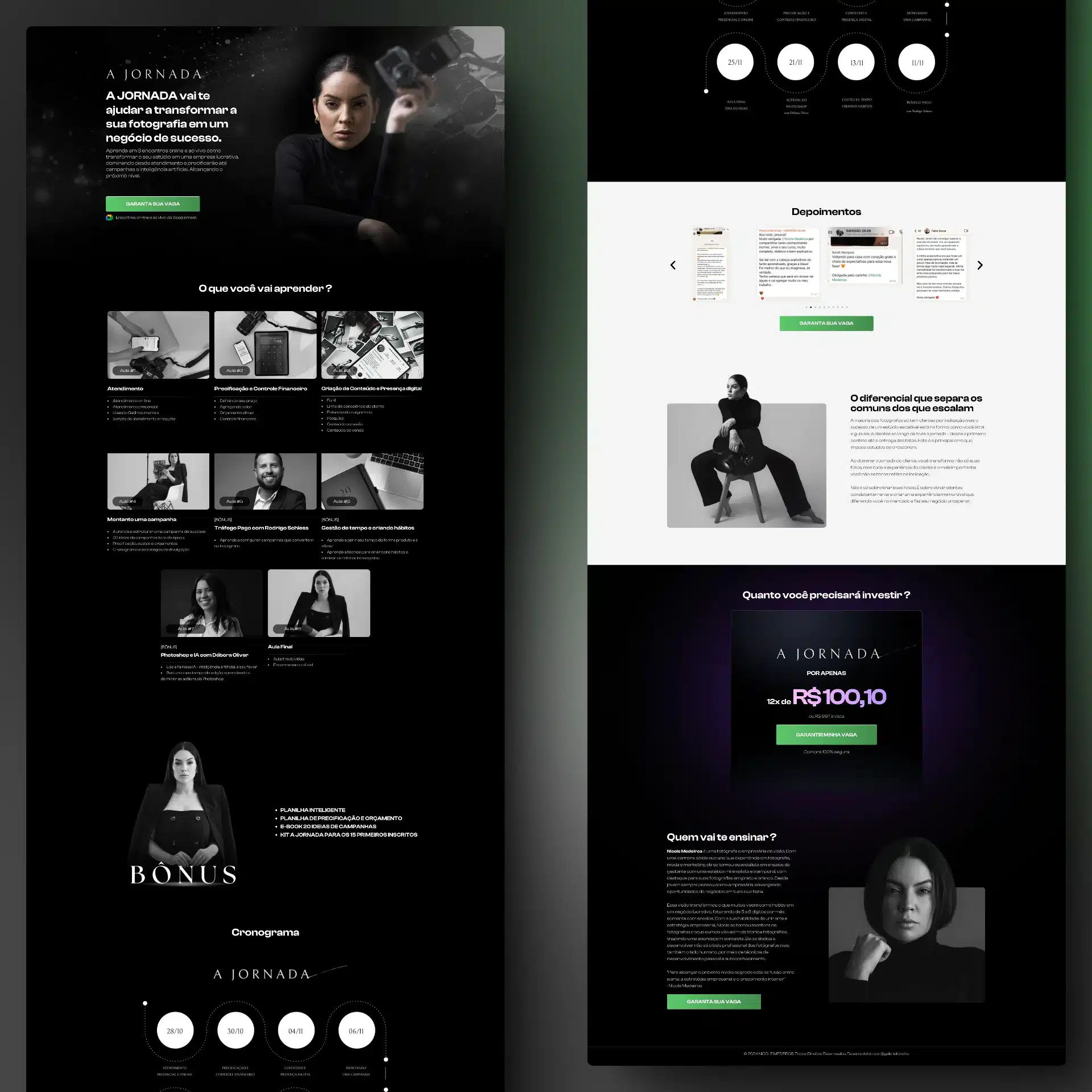 landing page para e-book