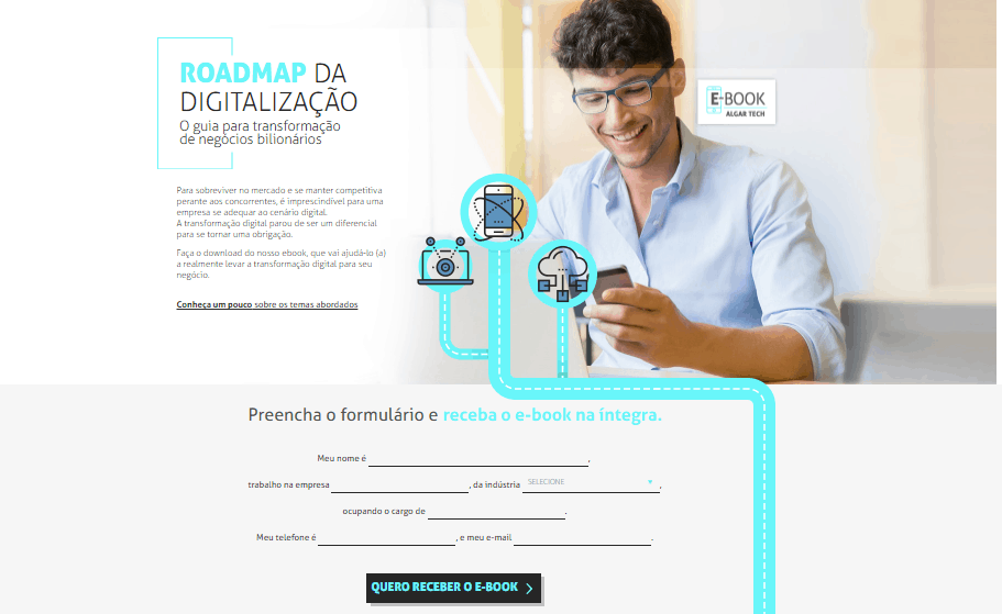 landing page para webinar