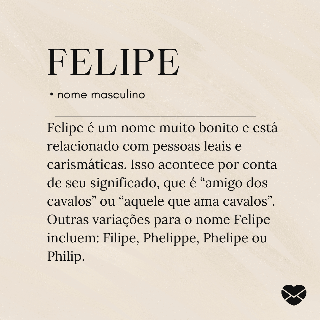 felipe significado
