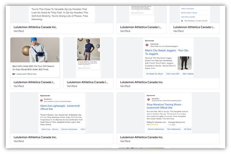 como usar a biblioteca de anúncios do google