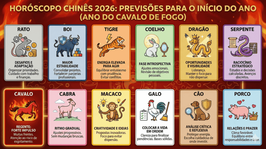 Horóscopo Chinês 2026: Previsões Detalhadas para Amor e Carreira