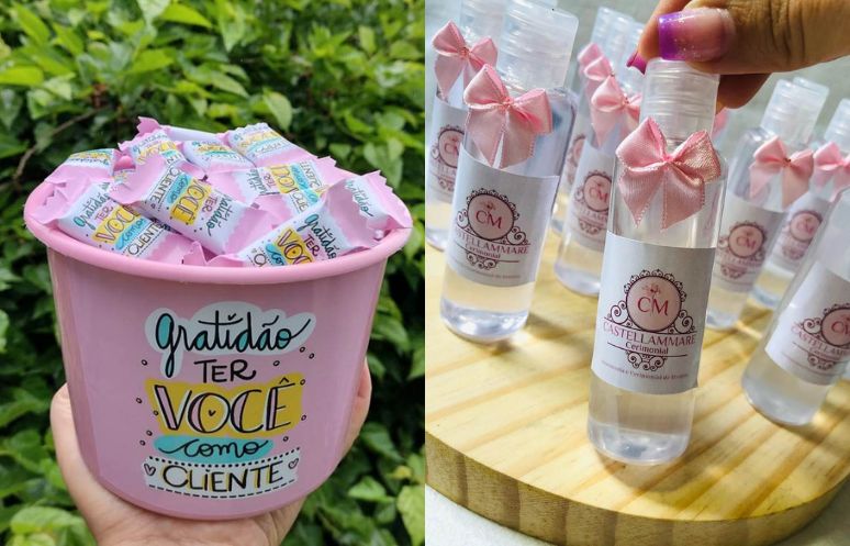 kits de bem-estar para clientes