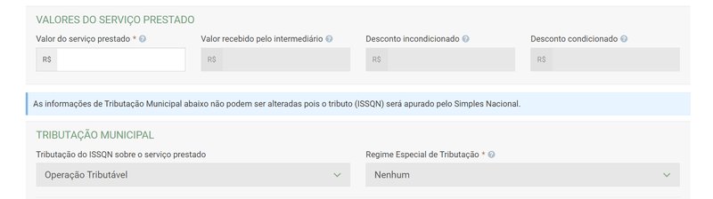ISSQN para MEI