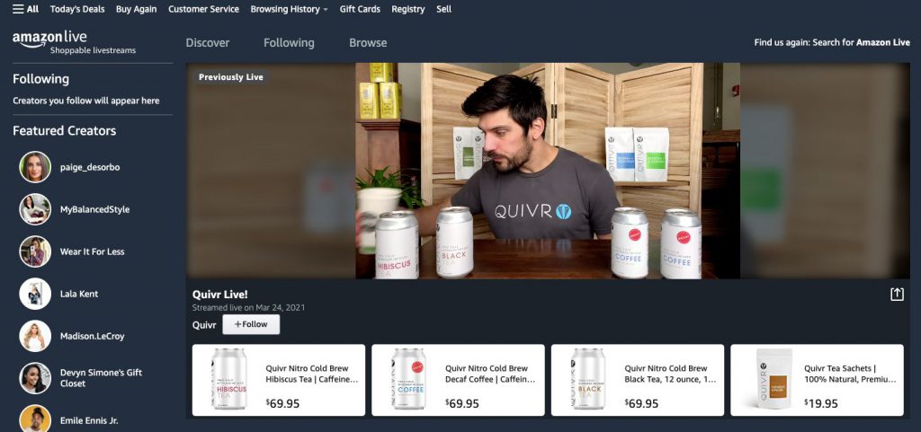 live stream marketing