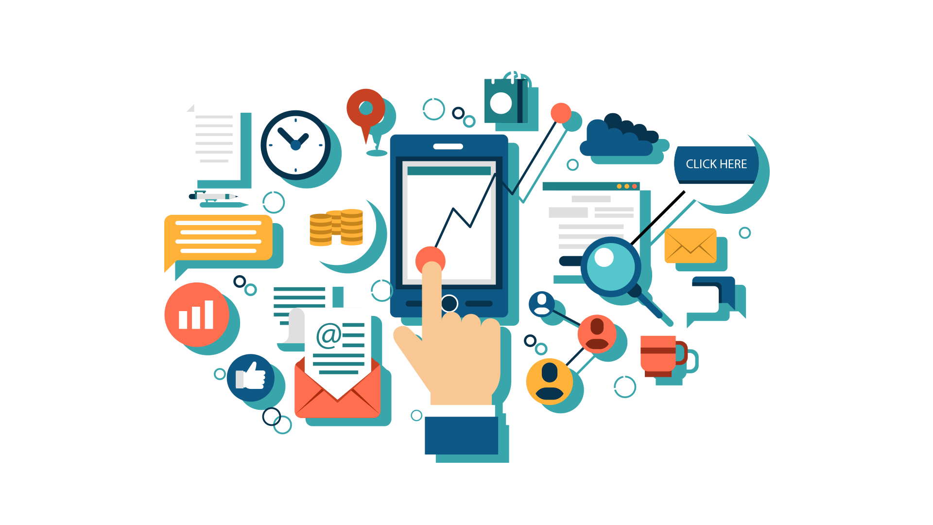 banco de imagens marketing digital