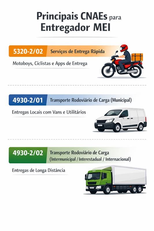 mei para motorista de entregas