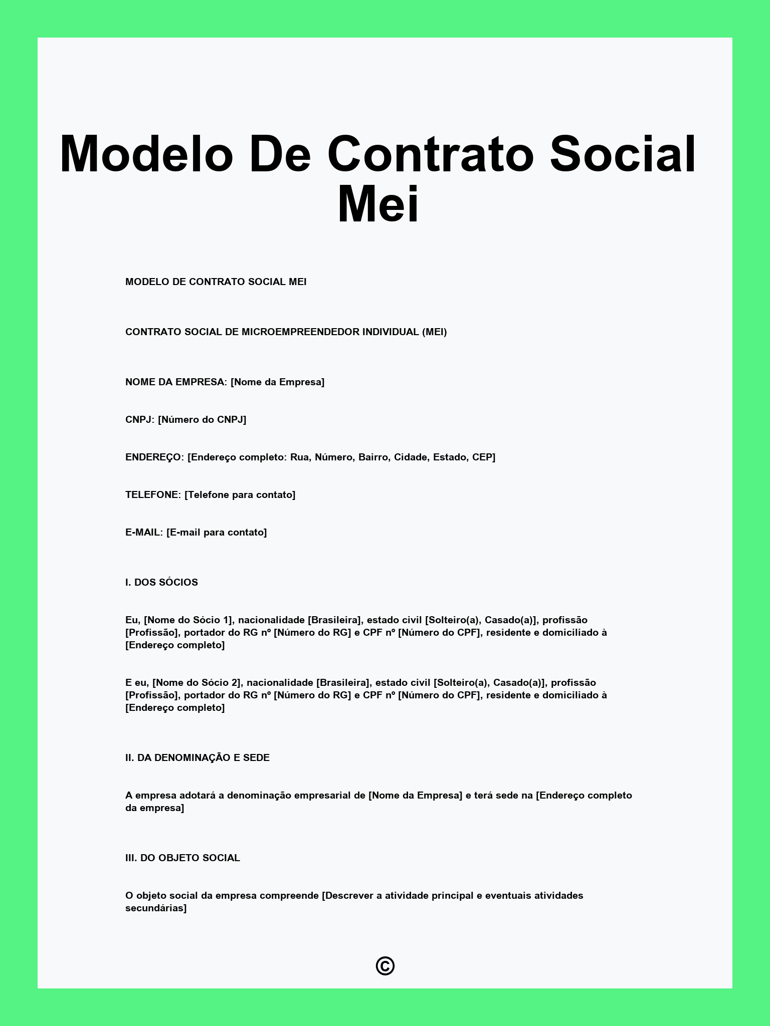 mei precisa de contrato social