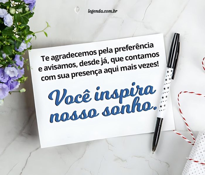 mensagens de boas vindas para clientes