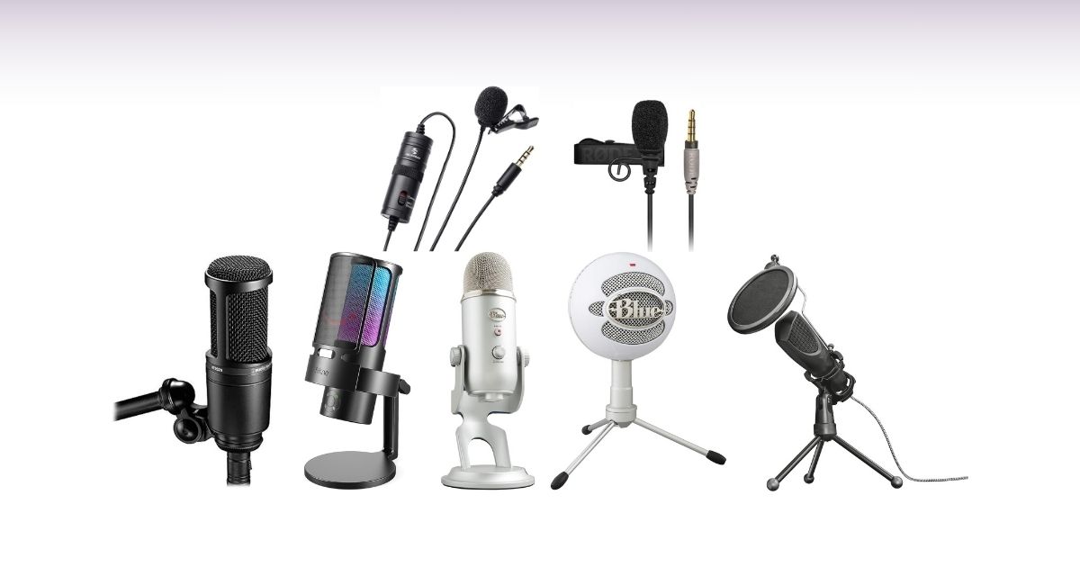 microfones para gravar vídeos