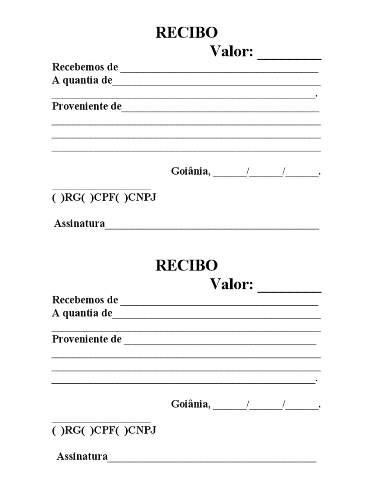 recibo legal