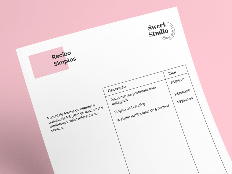 gerador de recibo
