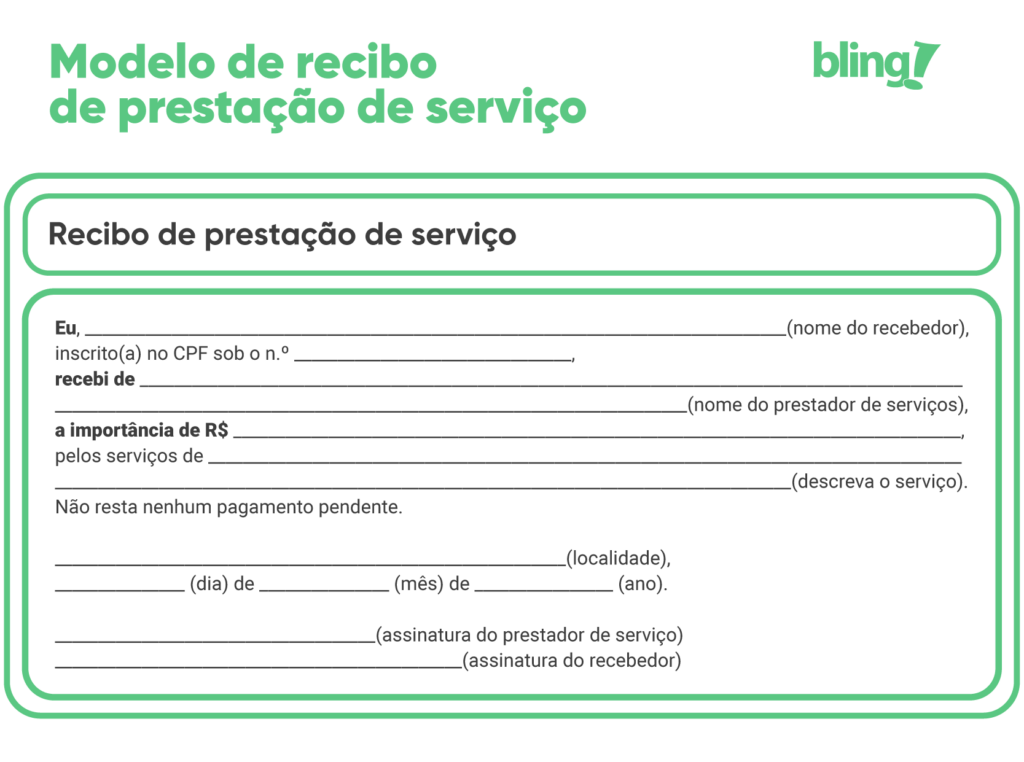 gerador de recibo