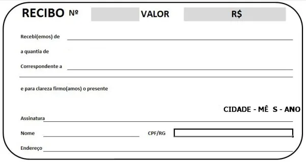 recibo de quitação