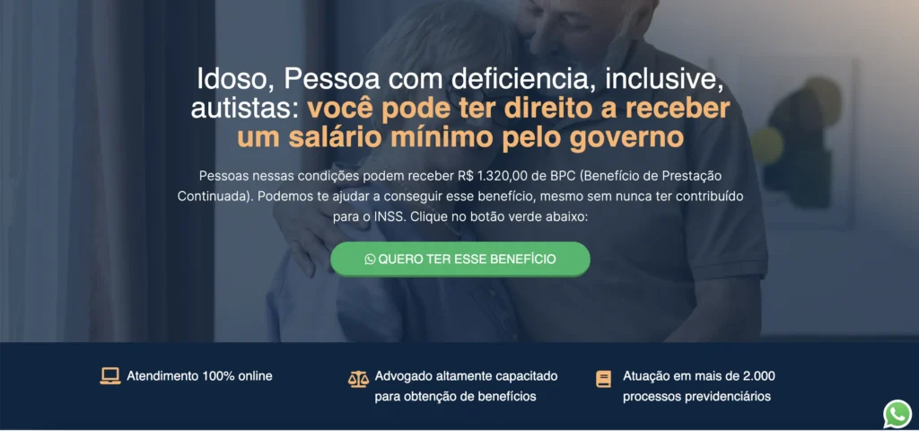 design de landing page