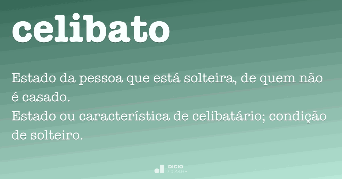 o que e celibato