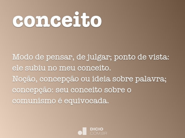 o que é conceito