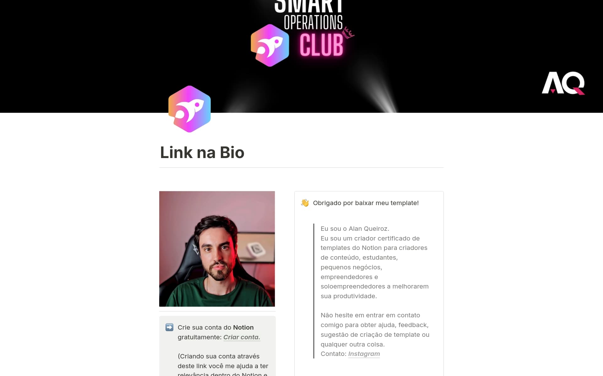 o que é link na bio