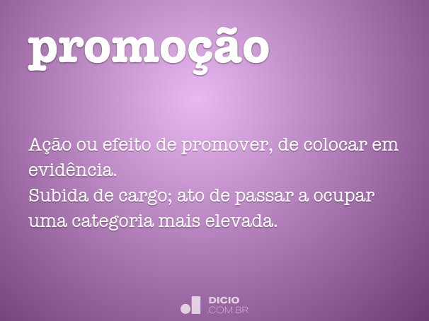tipos de promoção