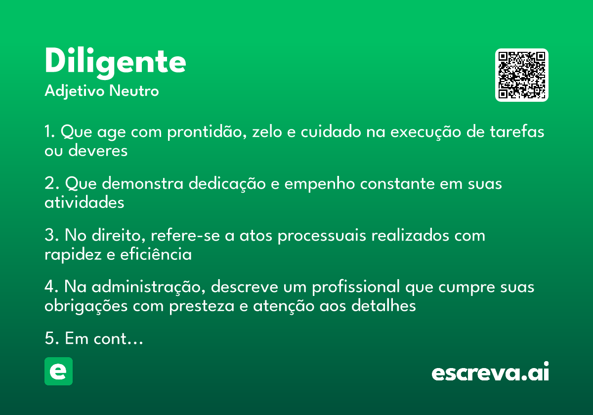 como desenvolver a diligência na vida profissional