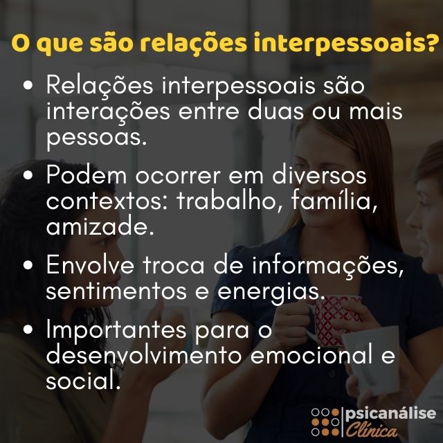 o que são relações interpessoais