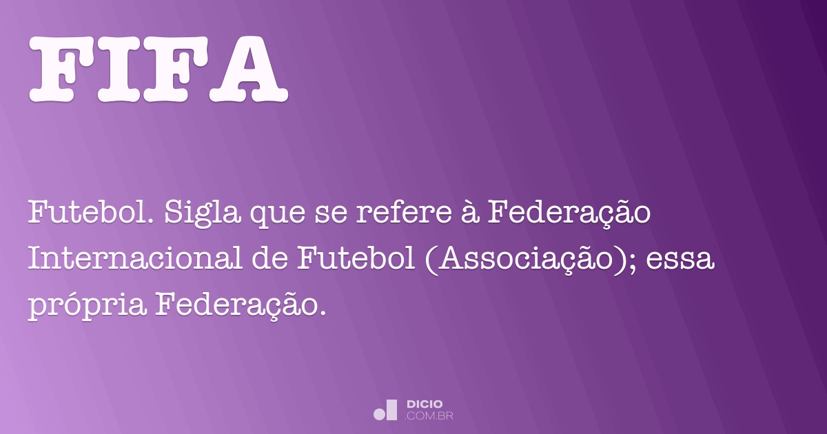 o que significa fifa