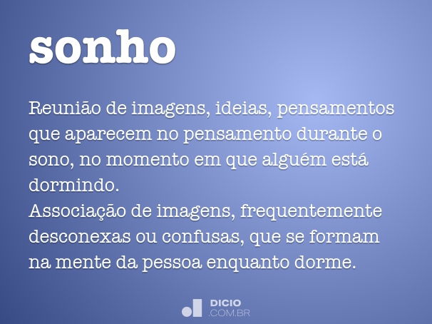 o que significa sonh