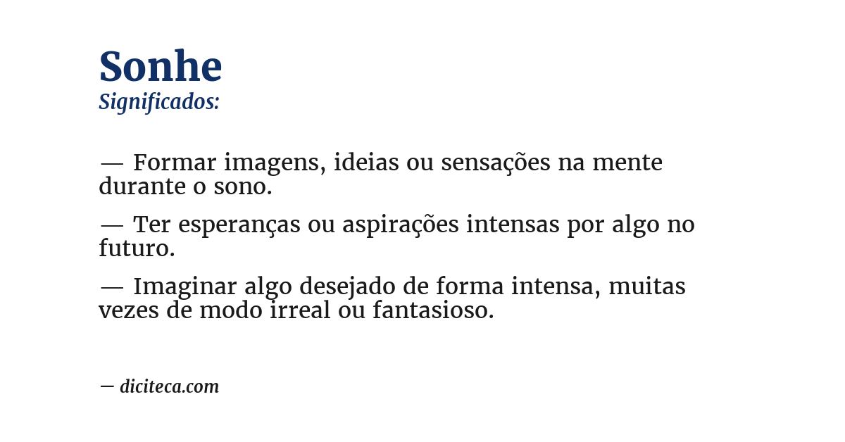 tipos de sonhos e seus significados
