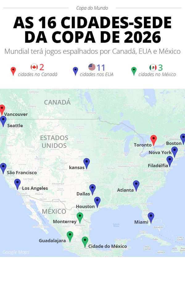 melhores cidades para visitar na copa do mundo 2026