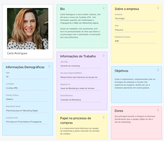 Exemplos de buyer personas para diferentes nichos de mercado