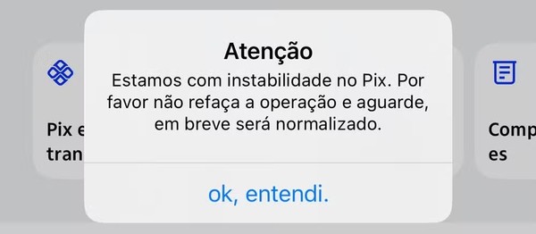 o que fazer quando o pix está instável