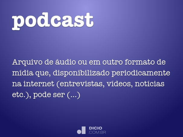 podcast significado