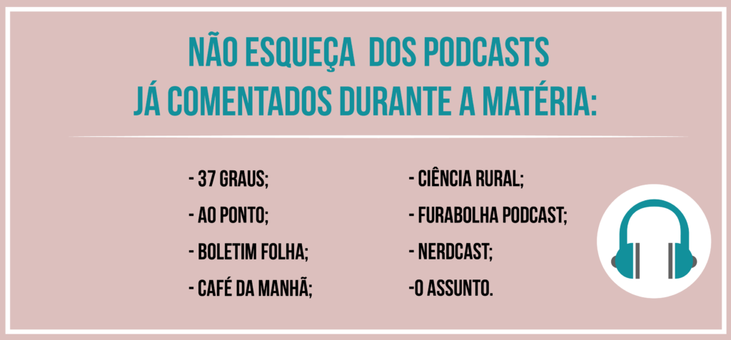 melhores podcasts para ouvir no brasil