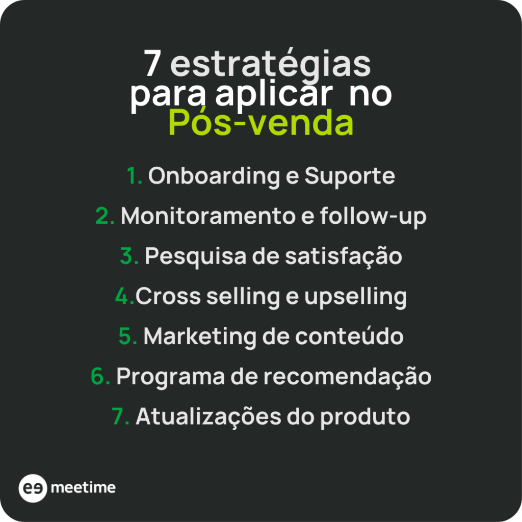 pós venda eficiente