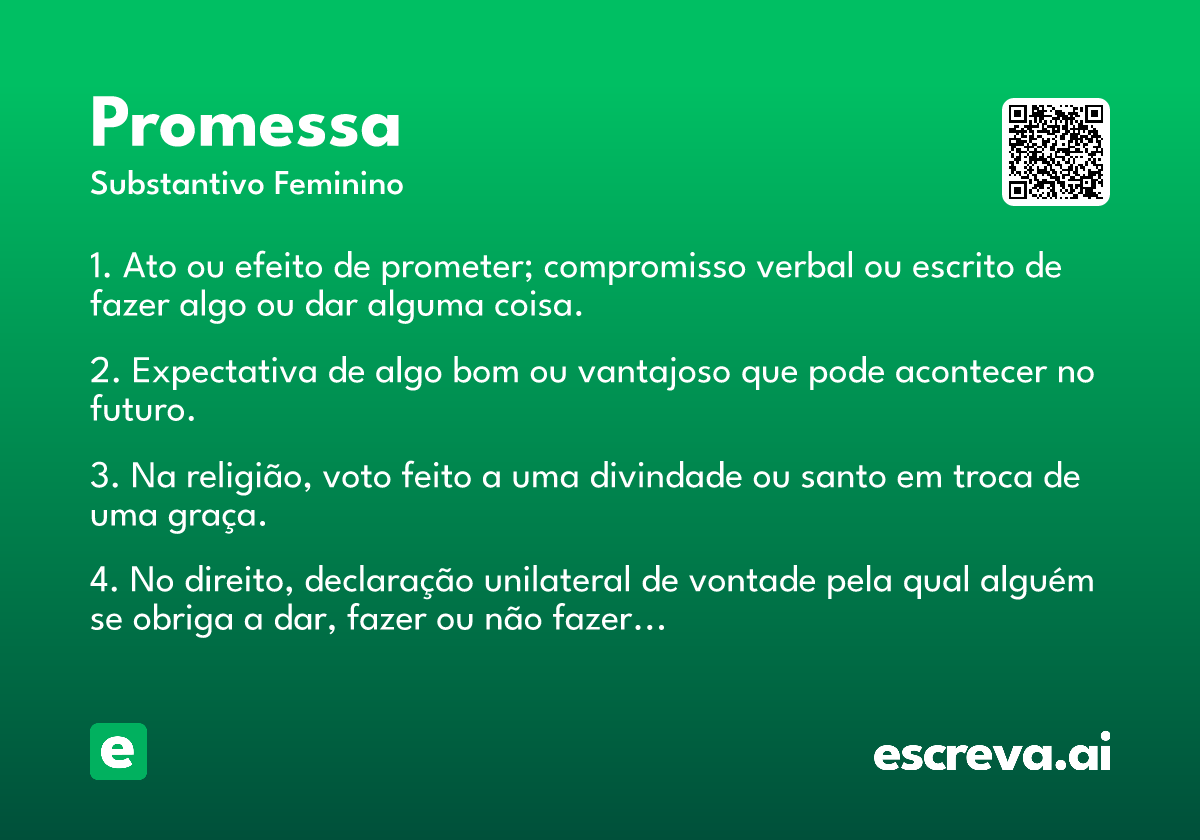 exemplos de promessas inspiradoras