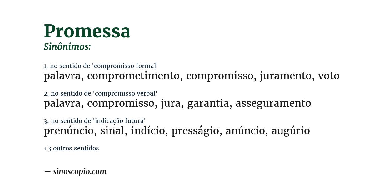 promessa vs compromisso qual a diferença