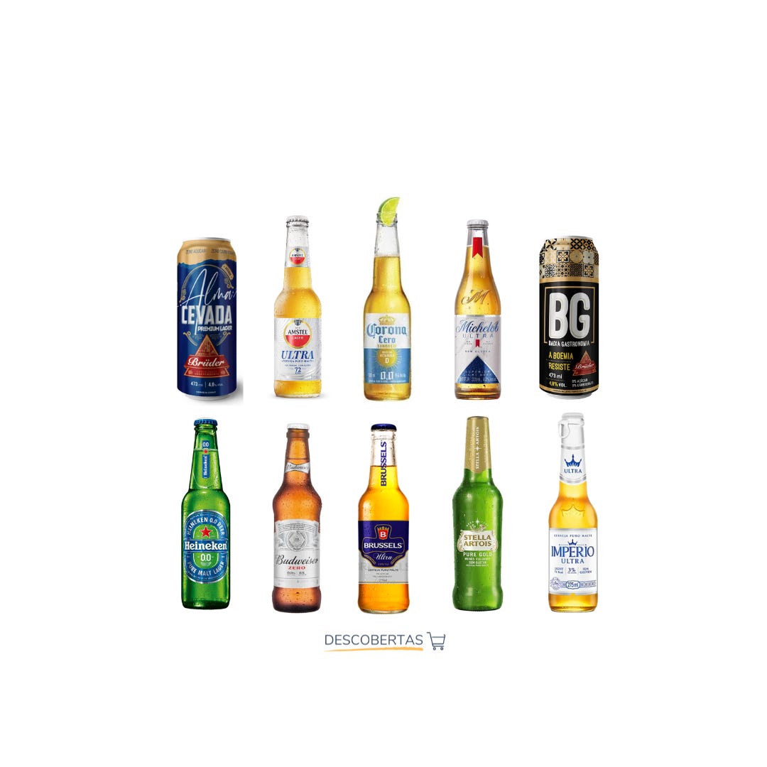 qual a cerveja que tem menos caloria